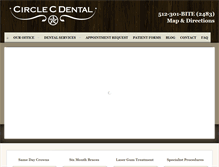 Tablet Screenshot of circlecdental.com